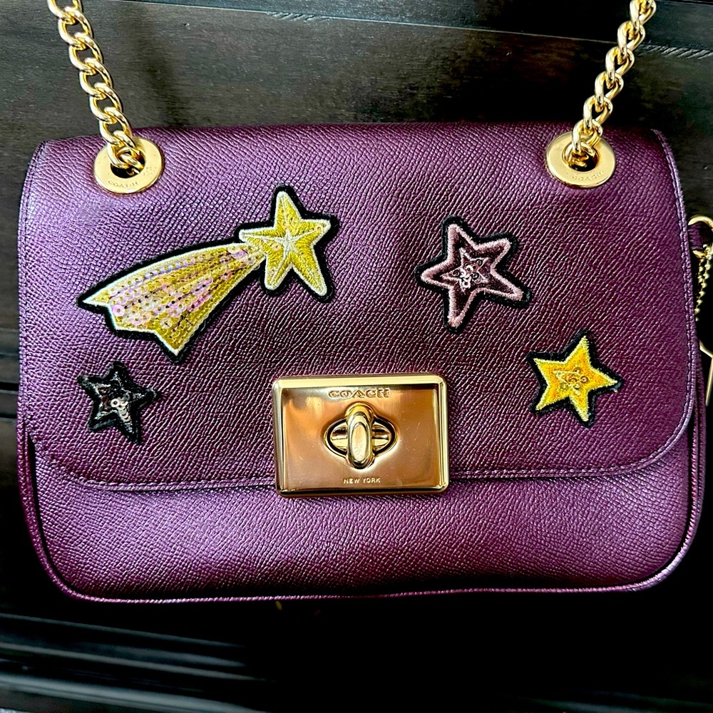 Coach Star Embellished Crossbody